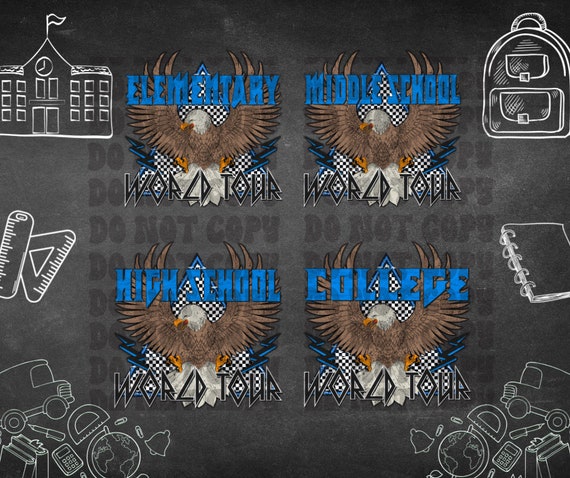 Boy Back to School Design- World Tour