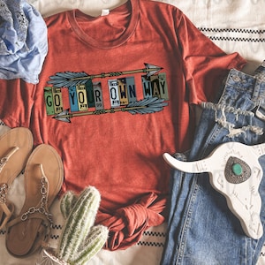 Go Your Own Way-Boho Stil Png