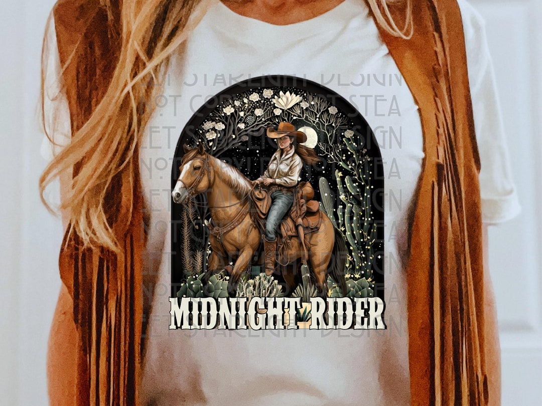 Midnight Rider | PNG Download | Digital Design | Sublimation Design - Etsy