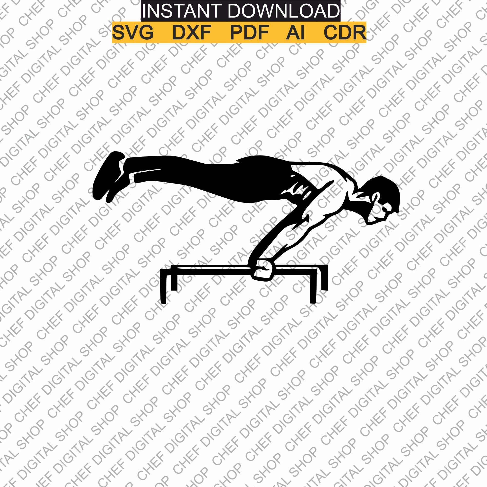 Gym Wall Art Laser Cut File Wall Decor Files Etsy