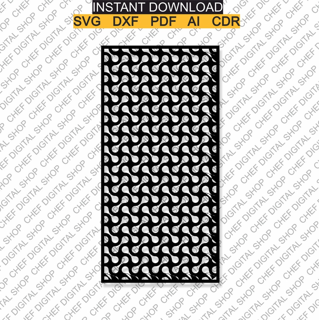 Pattern Wall Art Laser Cut File Wall Decor Files Etsy