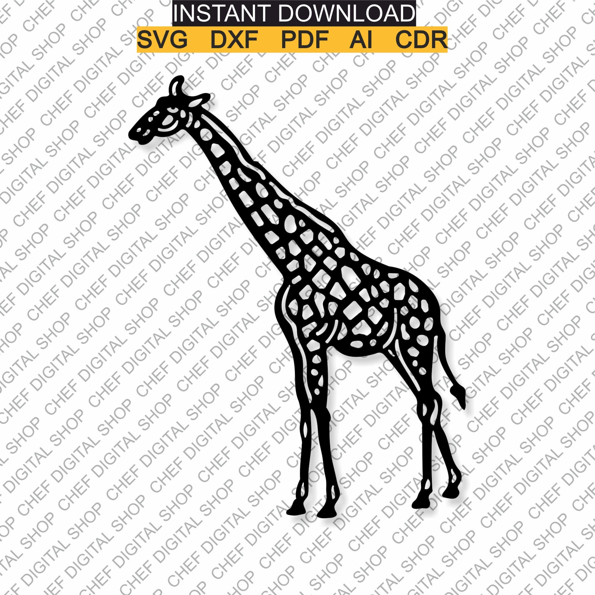 Giraffe Wall Art Laser Cut File Wall Decor Files Etsy Australia