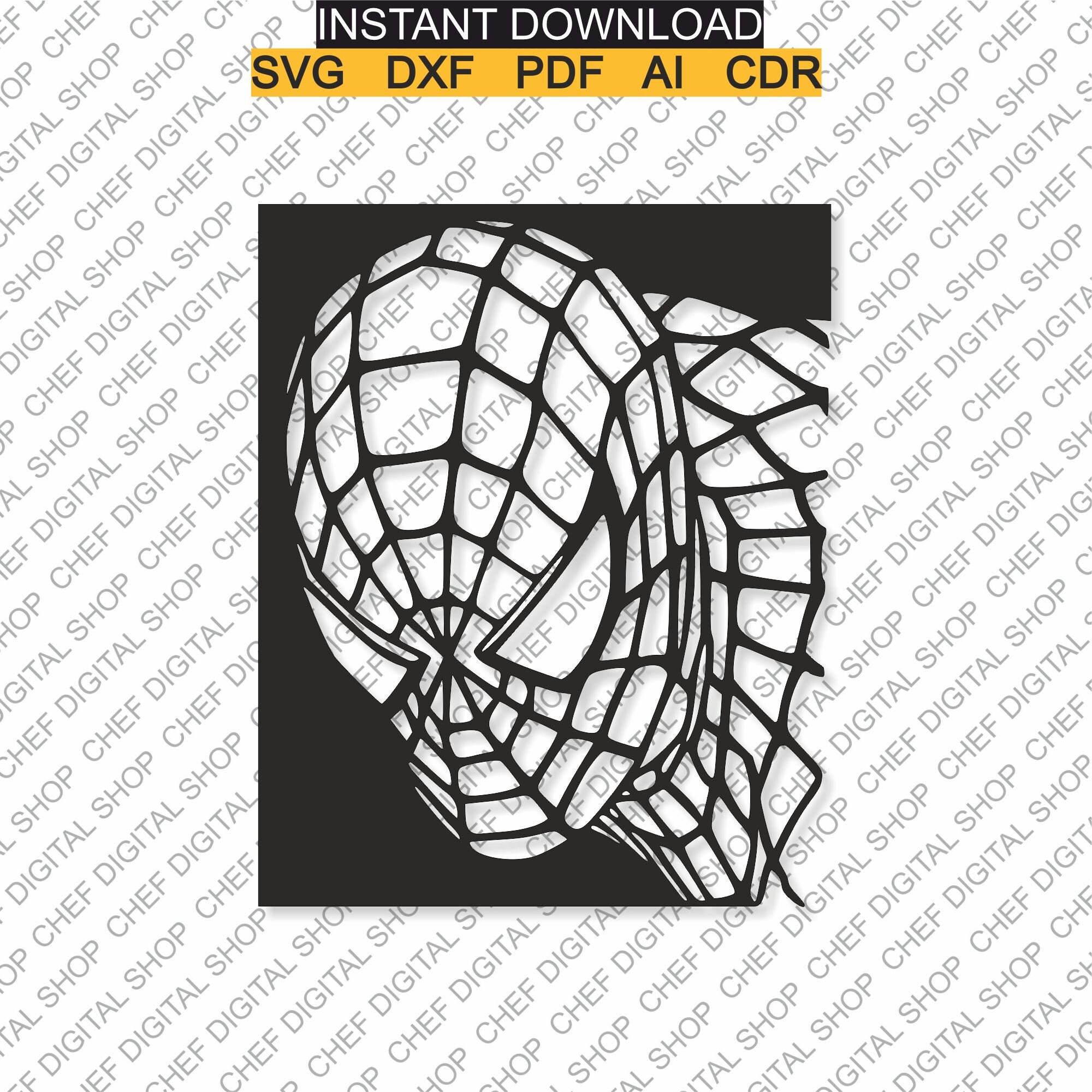 Spiderman Wall Art Laser Cut File Wall Decor Etsy Australia