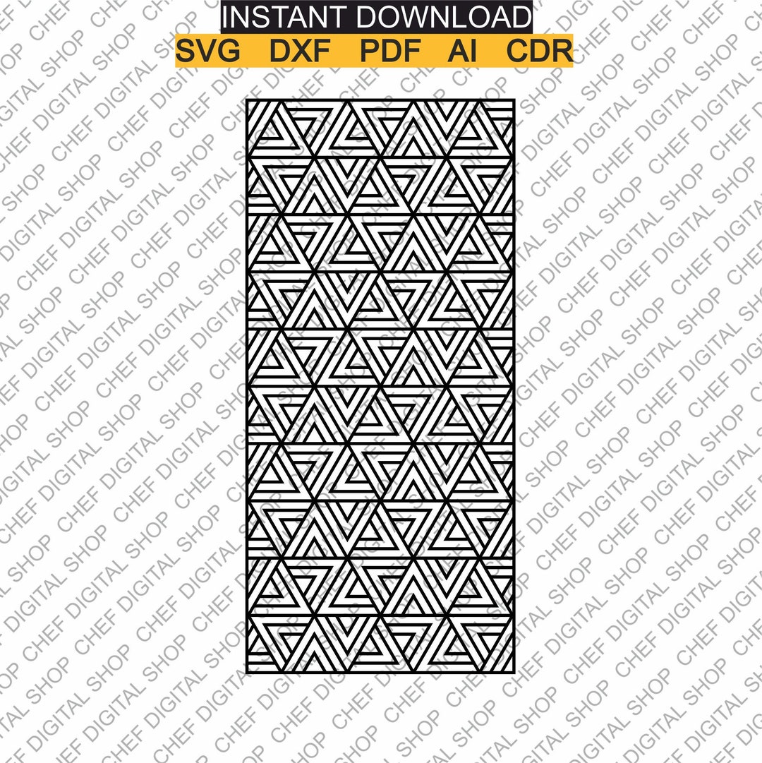 Pattern Wall Art Laser Cut File Wall Decor Files Etsy