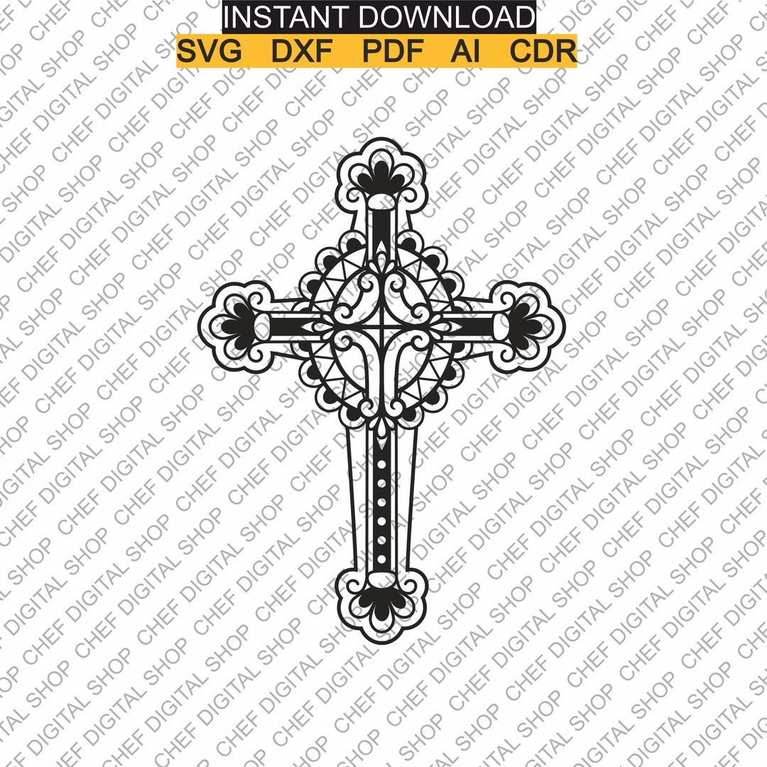 Cross Wall Art Laser Cut File Wall Decor Files Etsy