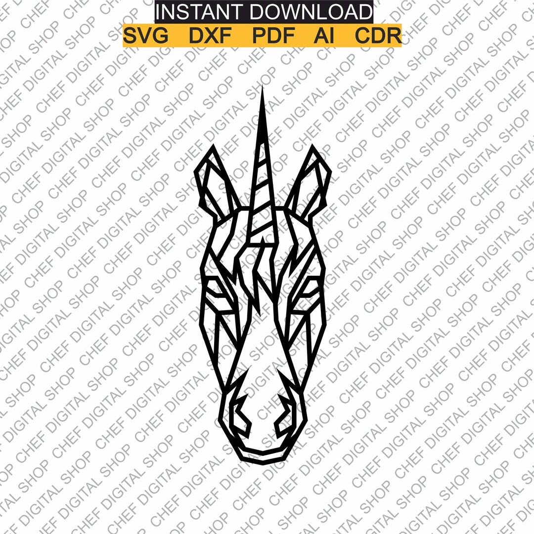 Unicorn Wall Art Laser Cut File Wall Decor Files Etsy