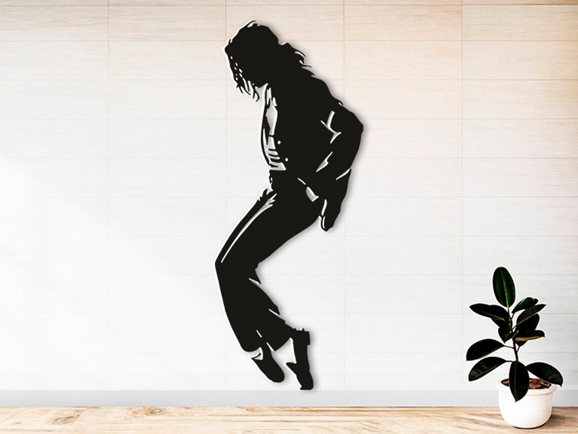 Michael Jackson Wall Art, Laser Cut File, Wall Decor, Files