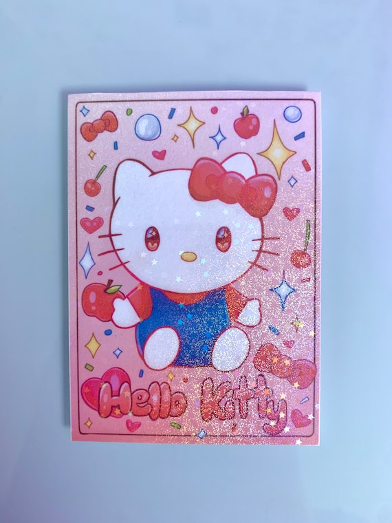Sanrio Holographic Trading Cards | Collectible Character Cards - Etsy