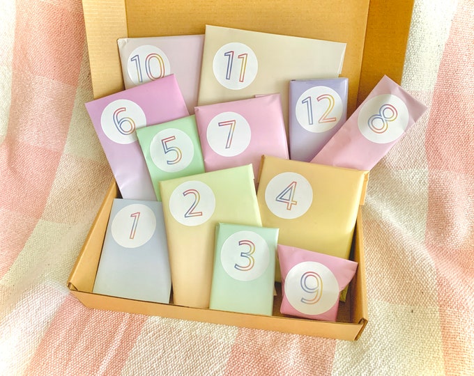 Cute Kawaii Stationery Advent Calendar Stationery Bundle, Stationery
