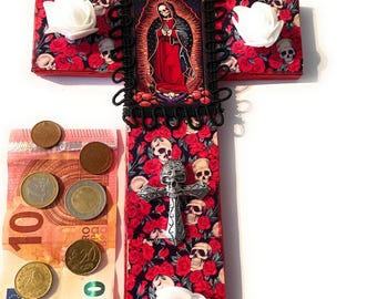 La Santa Muerte, CROSS Oratory Altar wicca spirituality religion ONLY unique and limited pieces in my shop