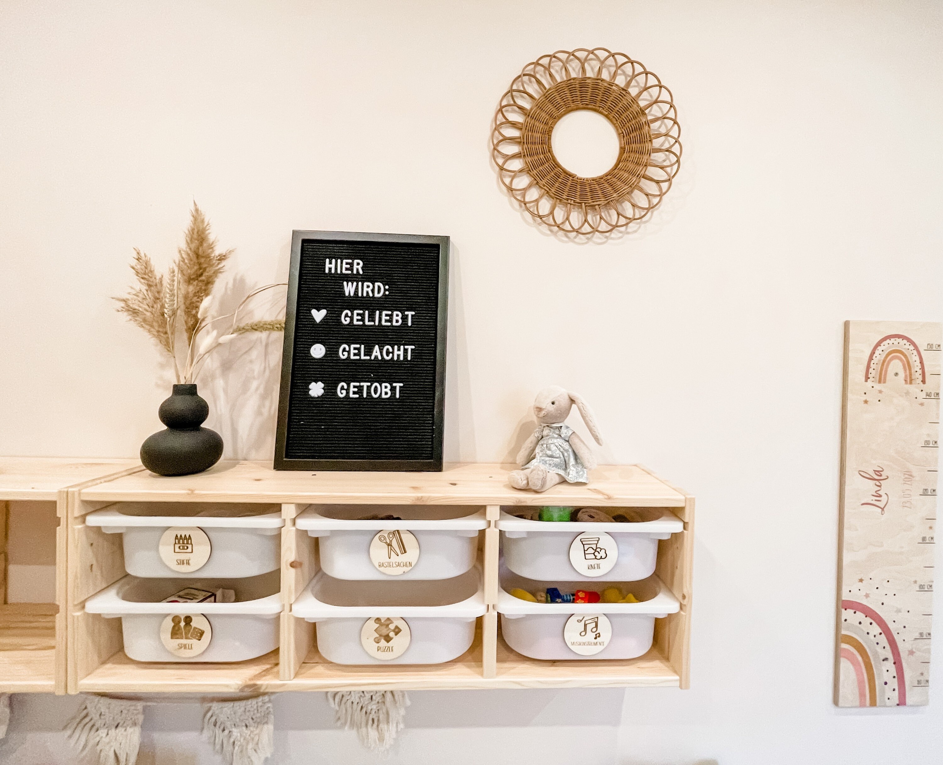 Wooden Toy Bin Labels Ikea Etsy