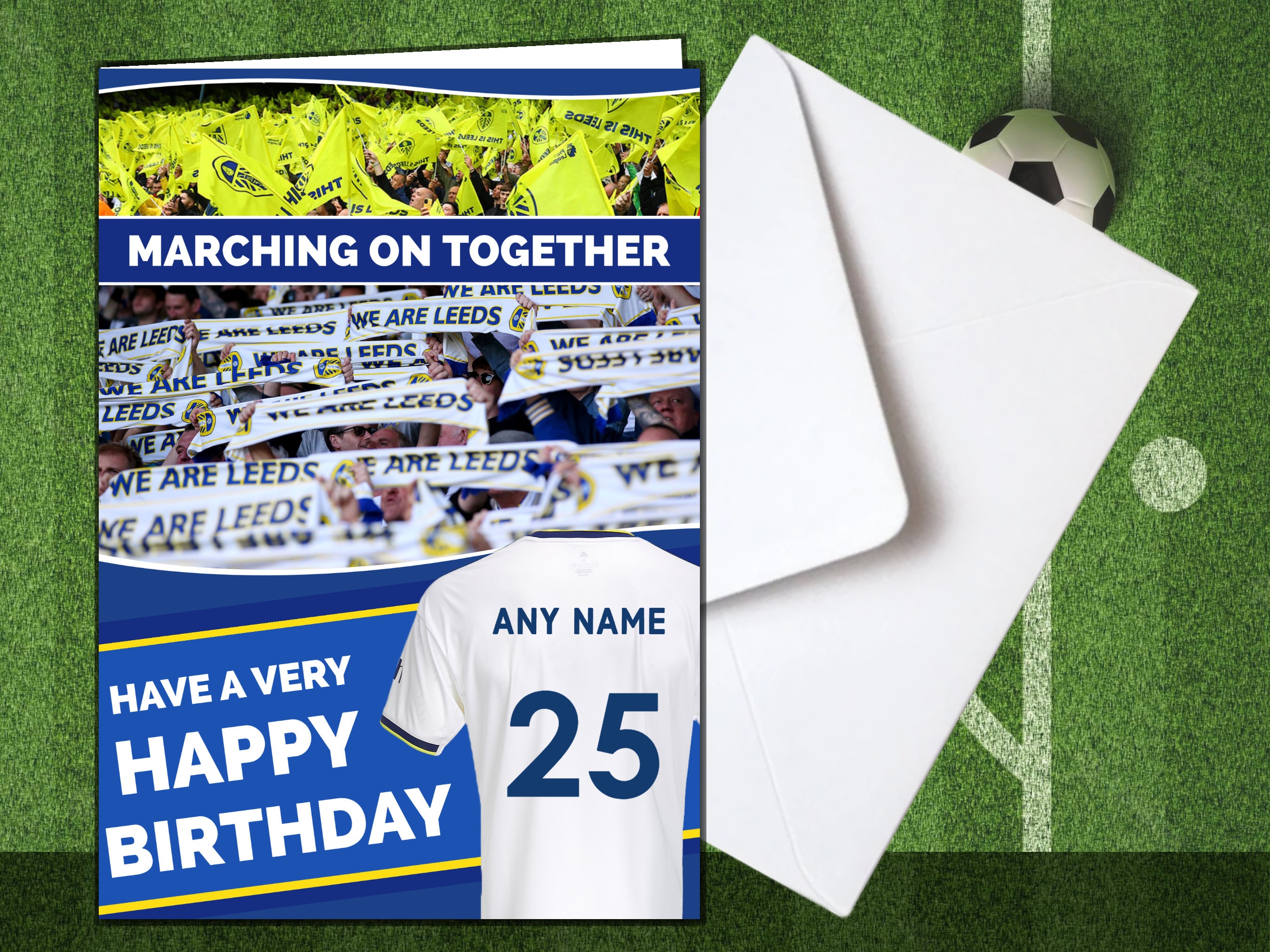 Leeds United Card - Etsy