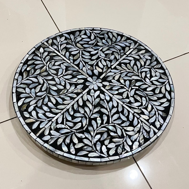 BBDecorHouse Mother of Pearl Lazy Susan