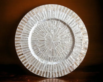Set 2 Platzteller aus Elfenbein Capiz Inlay Perlmutt Holz Platzteller Platzset Platzset Platzset Platzset Platzset Platzset Platzset