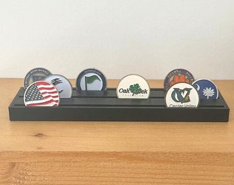 Présentoir pour marqueurs de balles de golf | Présentoir de balles de golf|Idées cadeaux pour golfeurs| Affichage de l'outil Divot | Présentoir pour balles de golf et marqueur