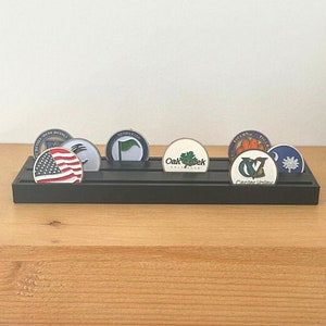 Golf Ball Marker Display Stand Custom | Golf Ball Display|Golfer Gift Ideas| Divot Tool Display | Display for Golf Balls And Marker