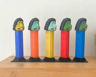 PEZ Pins Vintage 1970s Complete Set PEZ Dispensers Disney