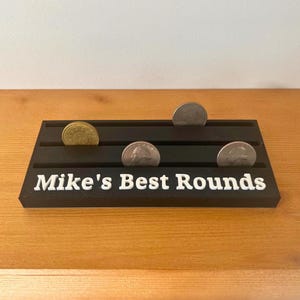 Custom Golf Ball Marker Display Stand | Golf Ball Display|Golfer Gift Ideas|Golf Displays|Golfer Man Cave| Display for Golf Balls And Marker