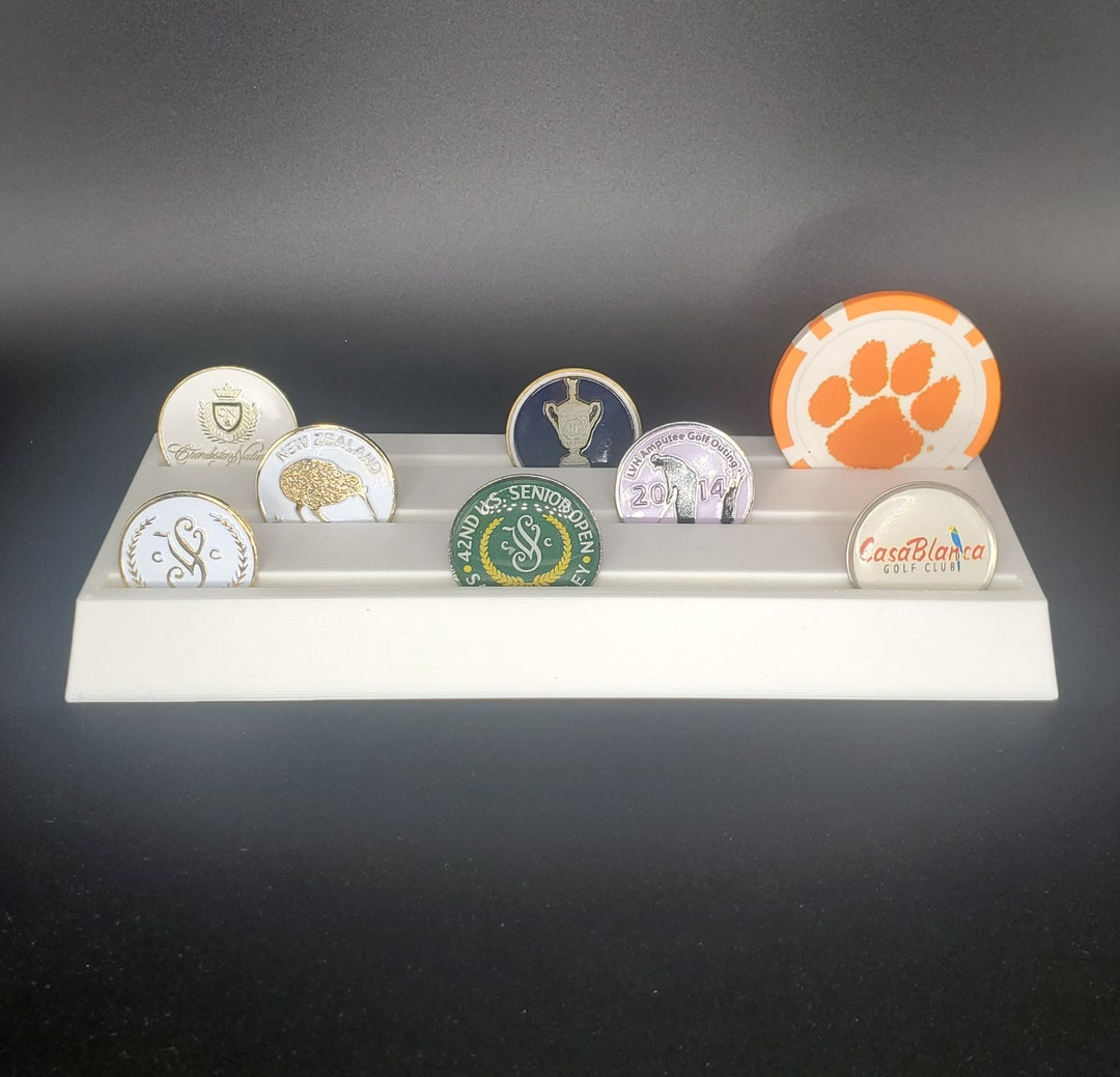 Golf Ball Marker Display Stand Etsy