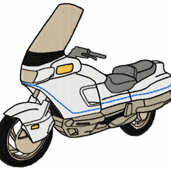 HONDA PC800 Pacific Coast Motorrad Embroidery Design - Sofort Download - Motorrad