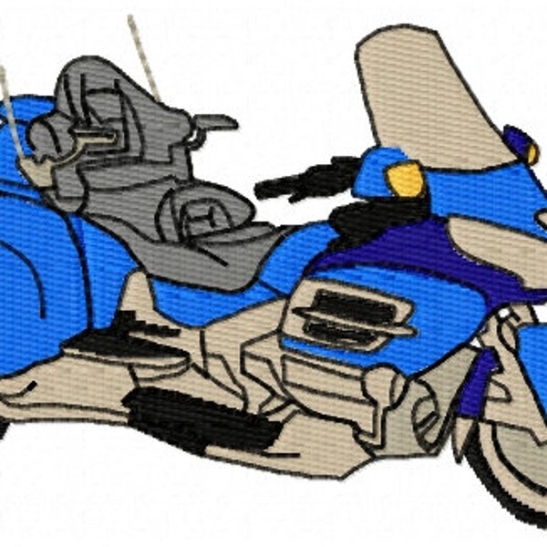 Goldwing GL1800 Trike Embroidery Design - Instant Download - Honda Gold Wing