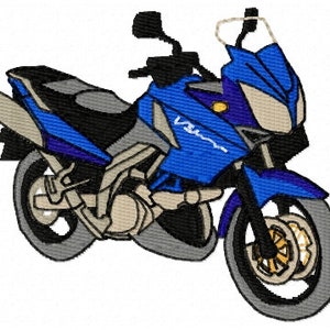 Suzuki DL1000 V-Strom Motorbike Embroidery Design - Instant Download