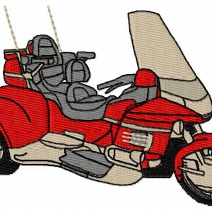 Goldwing GL1500 Trike Embroidery Design - Instant Download - Honda Gold Wing