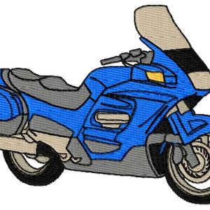 Honda ST1100 Pan European Motorbike Embroidery Design - Instant Download - Motorcycle