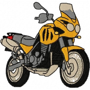 Triumph Tiger 900 Motorbike Embroidery Design - Instant Download - Motorcycle