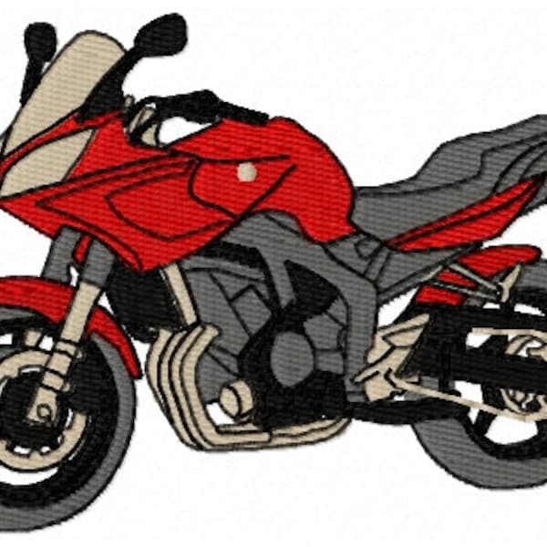 Yamaha Fazer Motorbike Embroidery Design - Instant Download - Motorcycle - FZS