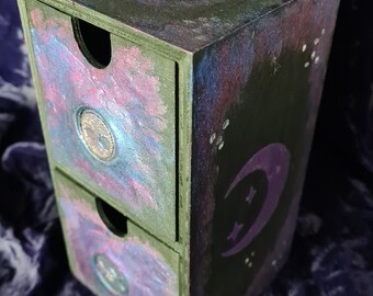 Magical Small Drawer Cabinet/Witch Closet/Halloween