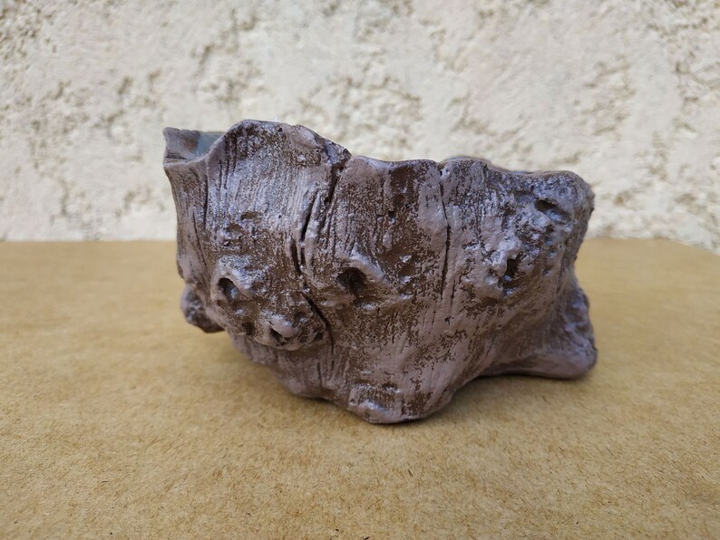 Flower Pot. Imitation Under a Tree. Stump. Ideal for Succulents and