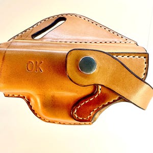 Sauer SIG p365 High quality slot  1 3/8 belt, OWB Left hand Holster is handmade