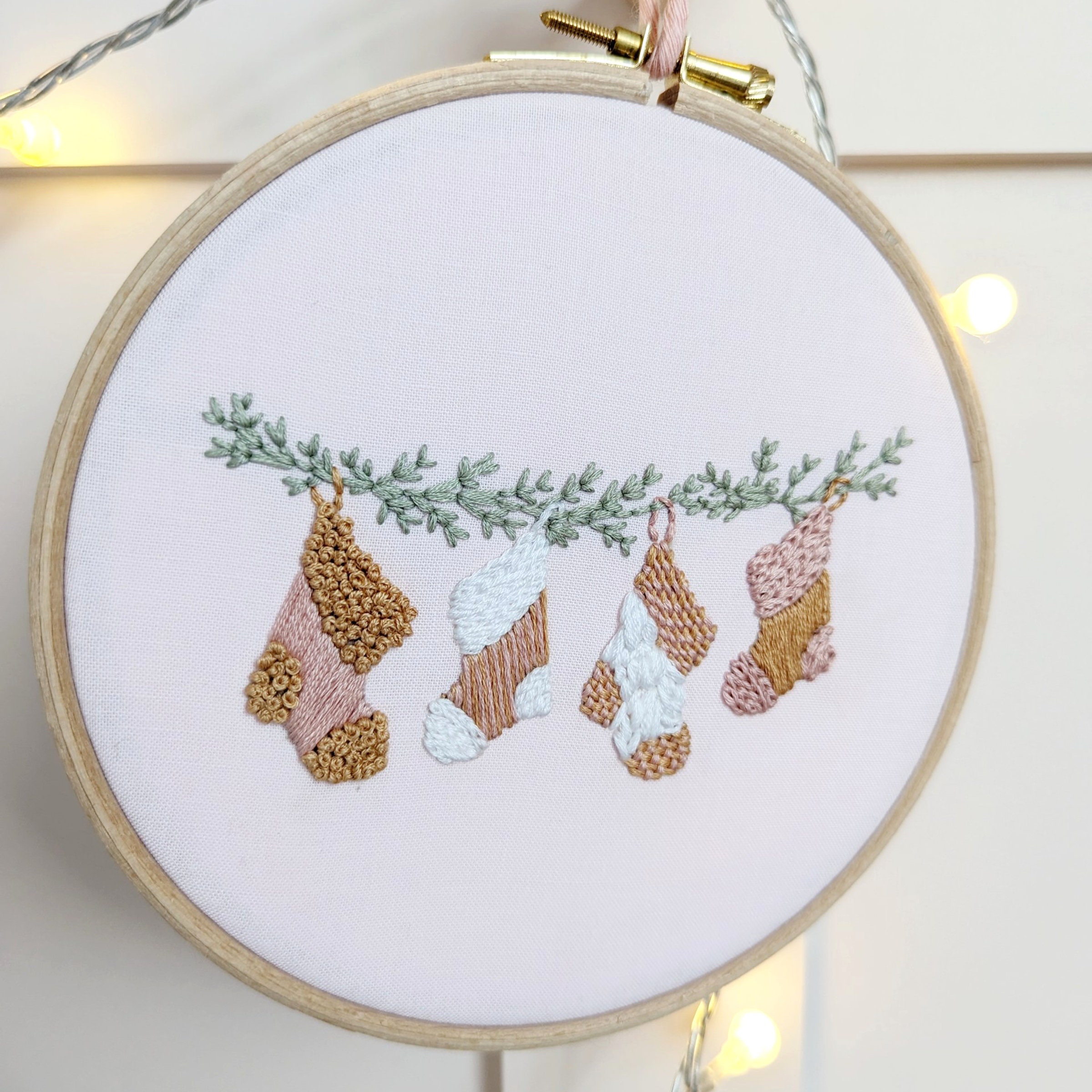 Stitchery Christmas: Vintage Christmas Wreath Embroidery Kit — The Stitchery