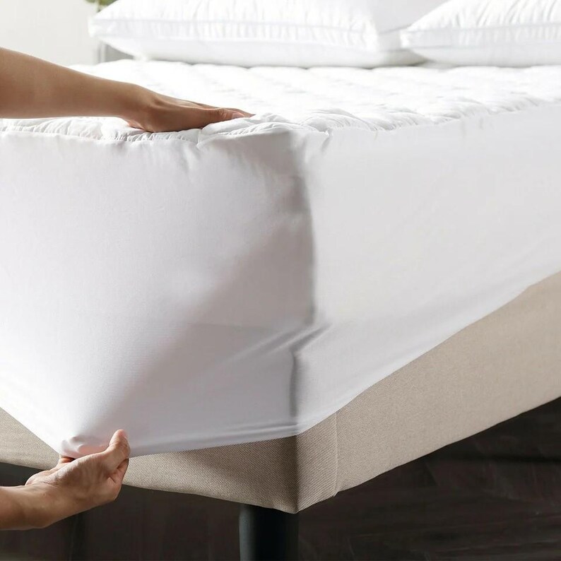 Microfiber Quilted Fitted Mattress Protector Double Mattress Protector