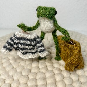 Frosch handgestrickt, Vorbestellung Bild 2