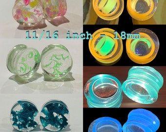 18mm 11/16 inch Recycled Hula Hoop Gauges Ear Plus Body Jewelry