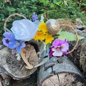 Wonderland Inspired Floral Mouse Ears