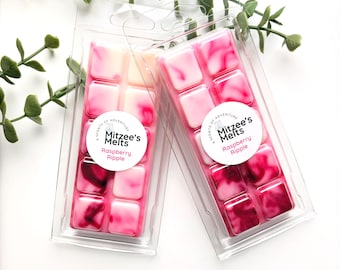 RASPBERRY RIPPLE Wax Melts,Snap Bar,Soy Wax,Eco friendly,Strong scented,highly fragranced,Gifts,Candles,vegan,Home,Melts