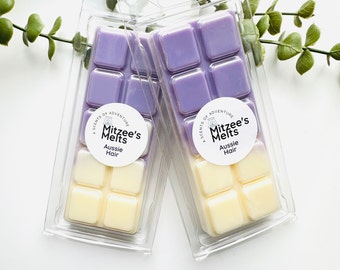 AUSSIE HAIR Wax Melts,Snap Bar,Soy Wax,Eco friendly,Strong scented,highly fragranced,Gifts,Candles,vegan,Home,Melts