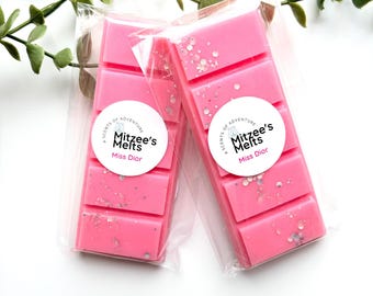 MISS D Wax Melts,Snap Bar,Soy Wax,Eco friendly,Strong scented,highly fragranced,Gifts,Candles,vegan,Home,Melts