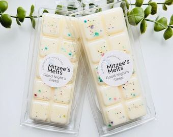 GOOD NIGHT'S SLEEP Wax Melts,Snap Bar,Soy Wax,Eco friendly,Strong scented,highly fragranced,Gifts,Candles,vegan