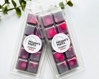 DRAGONS BLOOD Wax Melts,Snap Bar,Soy Wax,Eco friendly,Strong scented,highly fragranced,Gifts,Candles,vegan,Home,Melts