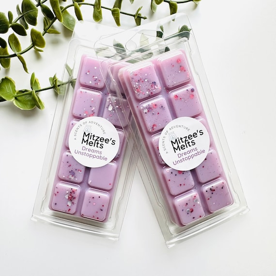 DREAMS UNSTOPPABLE Wax Melts,Snap Bar,Soy Wax,Eco friendly,Strong scented,highly fragranced,Gifts,Candles,vegan,Fresh wax melts,Home,Melts