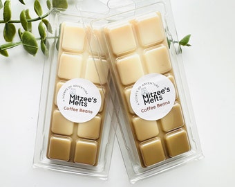 COFFEE BEANS Wax Melts,Snap Bar,Soy Wax,Eco friendly,Strong scented,highly fragranced,Gifts,Candles,vegan,Home,Melts