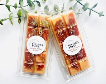 MAPLE & PECAN DANISH Wax Melts,Snap Bar,Soy Wax,Eco friendly,Strong scented,highly fragranced,Gifts,Candles,vegan,Home,Melts