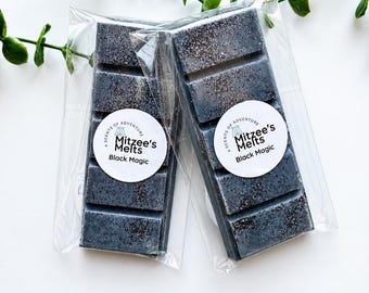 BLACK MAGIC Wax Melts,Snap Bar,Soy Wax,Eco friendly,Strong scented,highly fragranced,Gifts,Candles,vegan,Home,Melts,Halloween