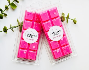 SNOW ANGEL Wax Melts, Snap Bars, Soy Wax, Eco friendly, Strong scented, highly fragranced, Gifts, Candles, vegan, Christmas, Home, Melts