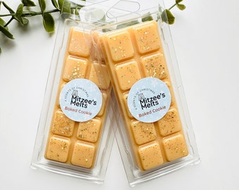 BAKED COOKIE Wax Melts,Snap Bar,Soy Wax,Eco friendly,Strong scented,highly fragranced,Gifts,Candles,vegan,Home,Melts