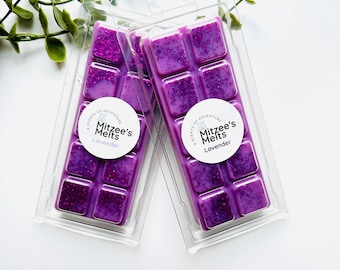 LAVENDER Wax Melts,Snap Bar,Soy Wax,Eco friendly,Strong scented,highly fragranced,Gifts,Candles,vegan,Home,Melts